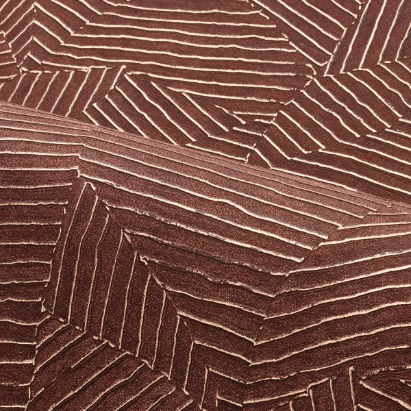 Lore Wallpaper - Terracotta / Doré by red misc wallpaper and wave with wallpaper