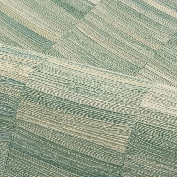 Stylosa Wallpaper - Vert Amande by blue misc wallpaper and wave with wallpaper