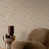 neutral misc wallpaper and wall with armchair and coffee table