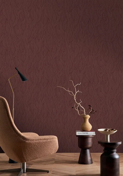 Jassine Wallpaper - Prune by purple misc wallpaper and wall with