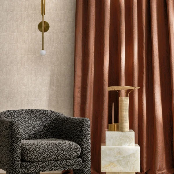 Bizen Wallpaper - Sable by yellow plain wallpaper and with