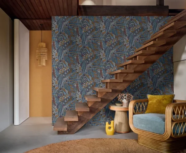 Lienzo Wallpaper - Lin by red plain wallpaper and with