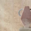neutral misc wallpaper and wall with side table and vases