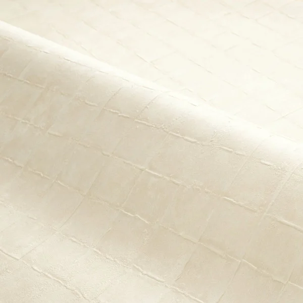 Faenza Wallpaper - Ivoire by white geometric wallpaper and wave with wallpaper