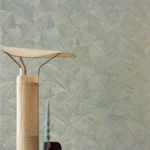 blue misc wallpaper and wall with vases