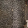 brown misc wallpaper and wall with lamps