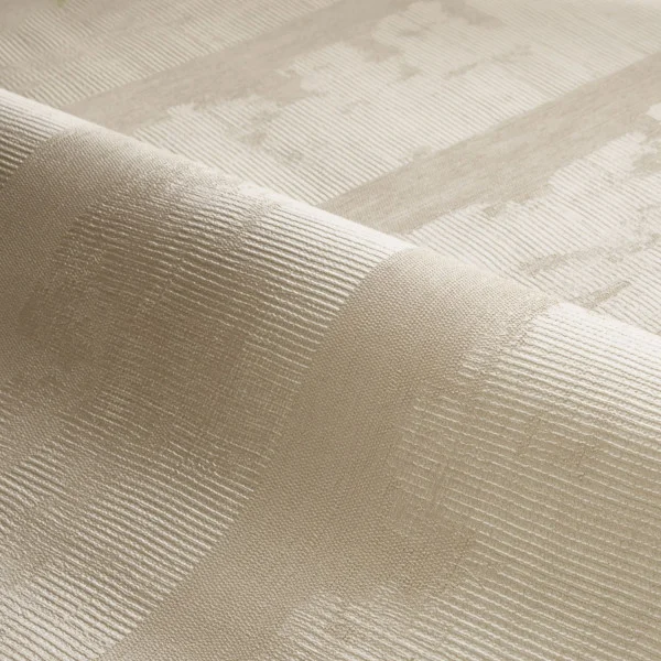 Nerikomi Wallpaper - Argent by neutral striped wallpaper and wave with wallpaper