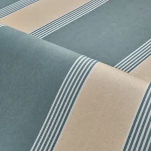 blue striped wallpaper and wave with wallpaper