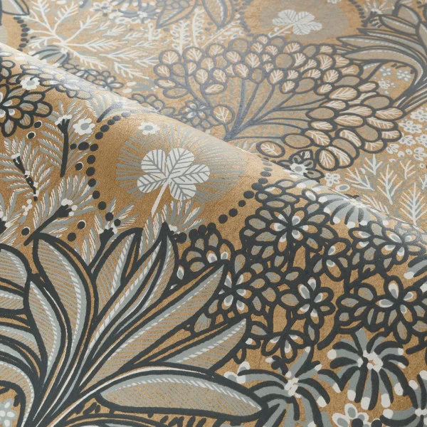 Persee Wallpaper - Mordore by green botanical wallpaper and wave with wallpaper