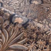brown botanical wallpaper and wave with wallpaper