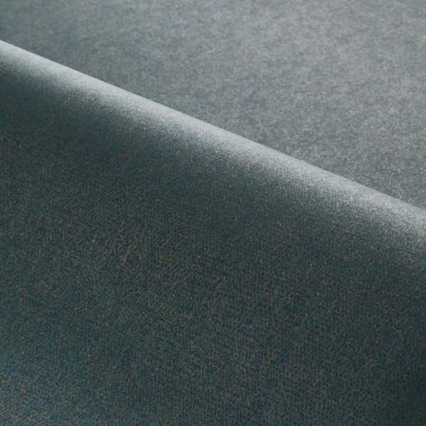 Octa Wallpaper - Bleu / Dore by blue plain wallpaper and wave with wallpaper