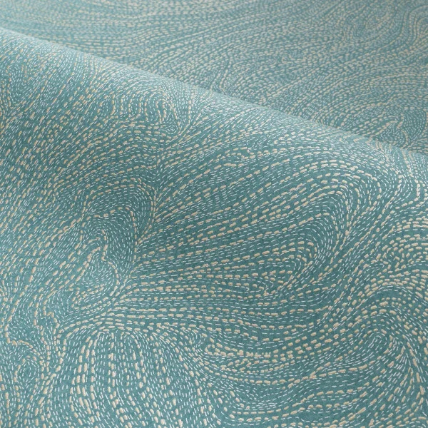 Voie Lactee Wallpaper - Celadon / Dore by blue misc wallpaper and wave with wallpaper