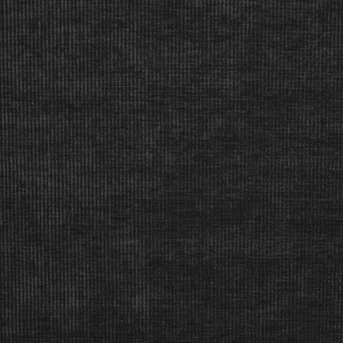 Cord Fabric - Jet by black-grey plain velvet-chenille fabric from Prestigious Textiles