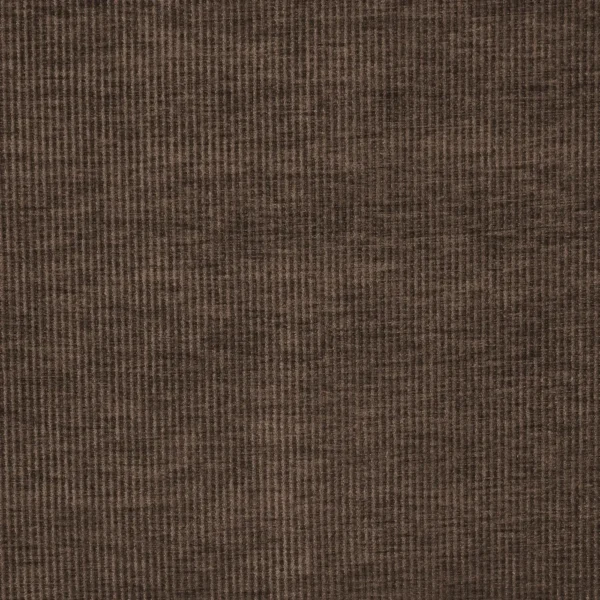 Cord Fabric - Cocoa by brown plain velvet-chenille fabric from Prestigious Textiles