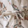 blue animal curtain with