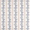 purple striped embroideried fabric from Sanderson