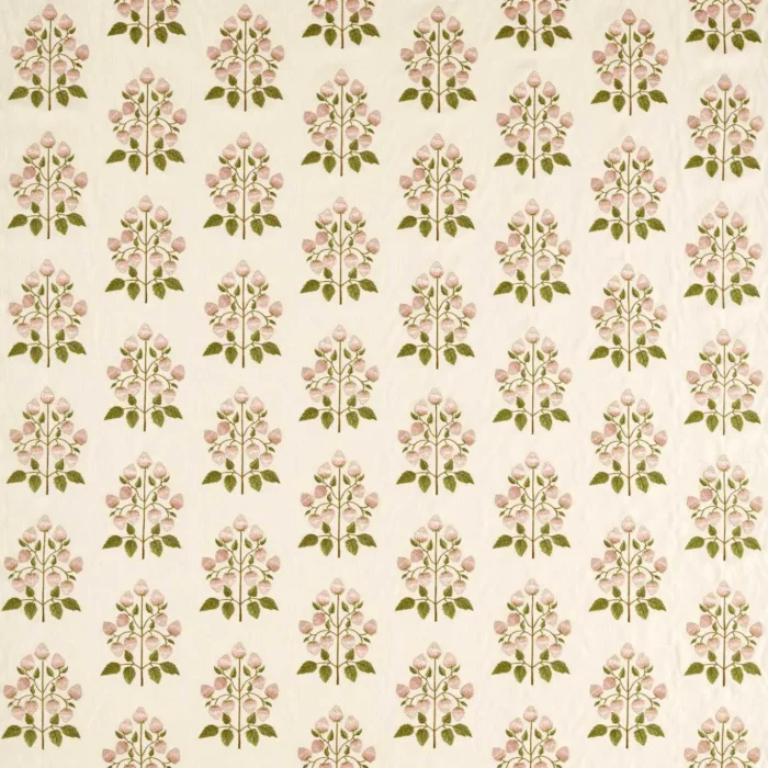 Goldings Hops Fabric - Mallow  / Nettle – Mallow / Nettle swatch