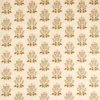 brown botanical printed fabric from Sanderson
