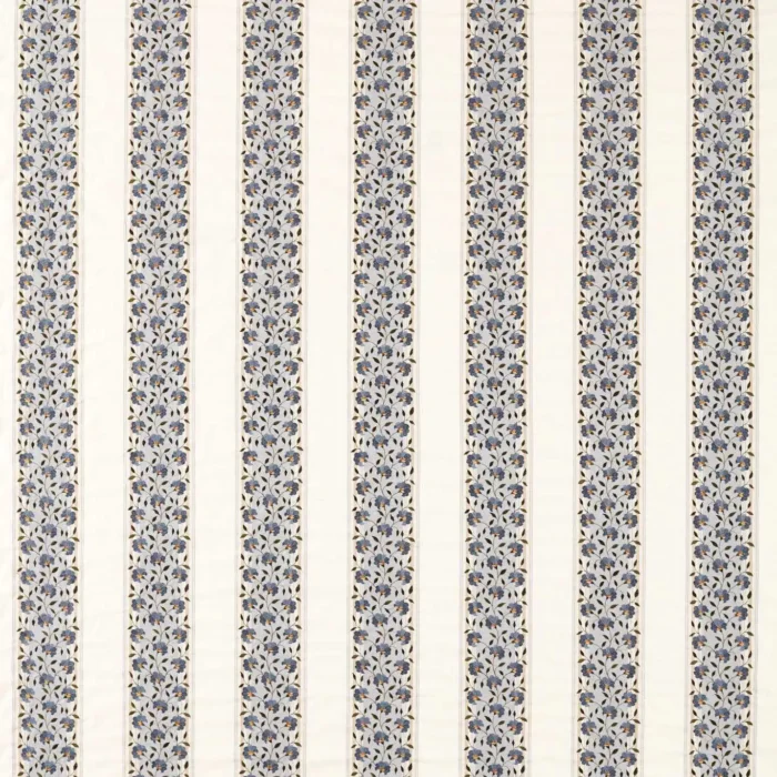 Sloe Blossom Fabric - Woad /  Porcelain – Woad / Porcelain swatch