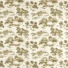 green botanical cotton fabric from Sanderson