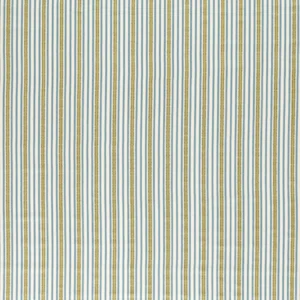 blue striped cotton fabric from Sanderson