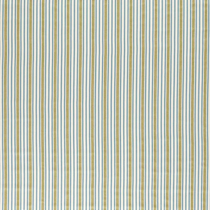 Barneby Stripe Fabric - Woad /  Olive – Woad / Olive swatch