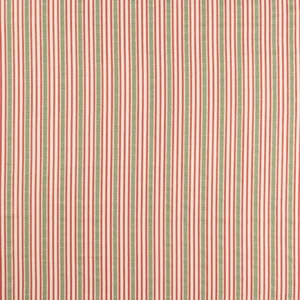 red striped cotton fabric from Sanderson