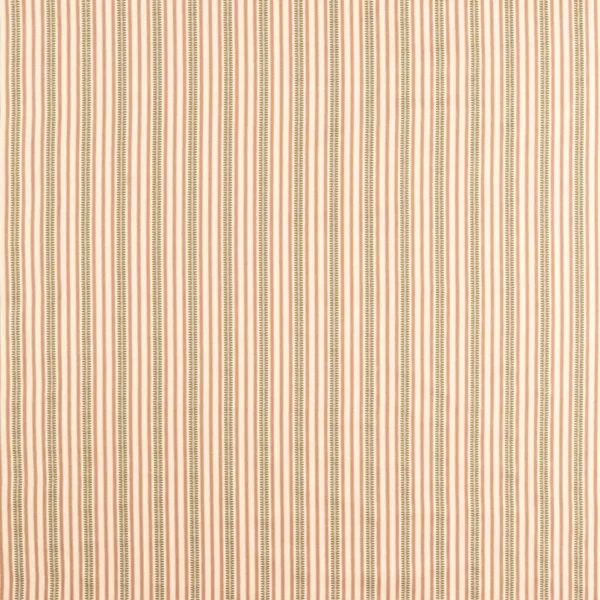 orange striped cotton fabric from Sanderson
