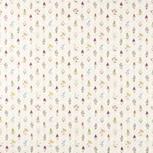 multicolour botanical printed fabric from Sanderson