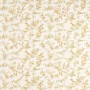 yellow botanical printed fabric from Sanderson