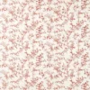 red botanical printed fabric from Sanderson