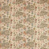 orange botanical printed fabric from Sanderson