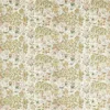 green botanical printed fabric from Sanderson