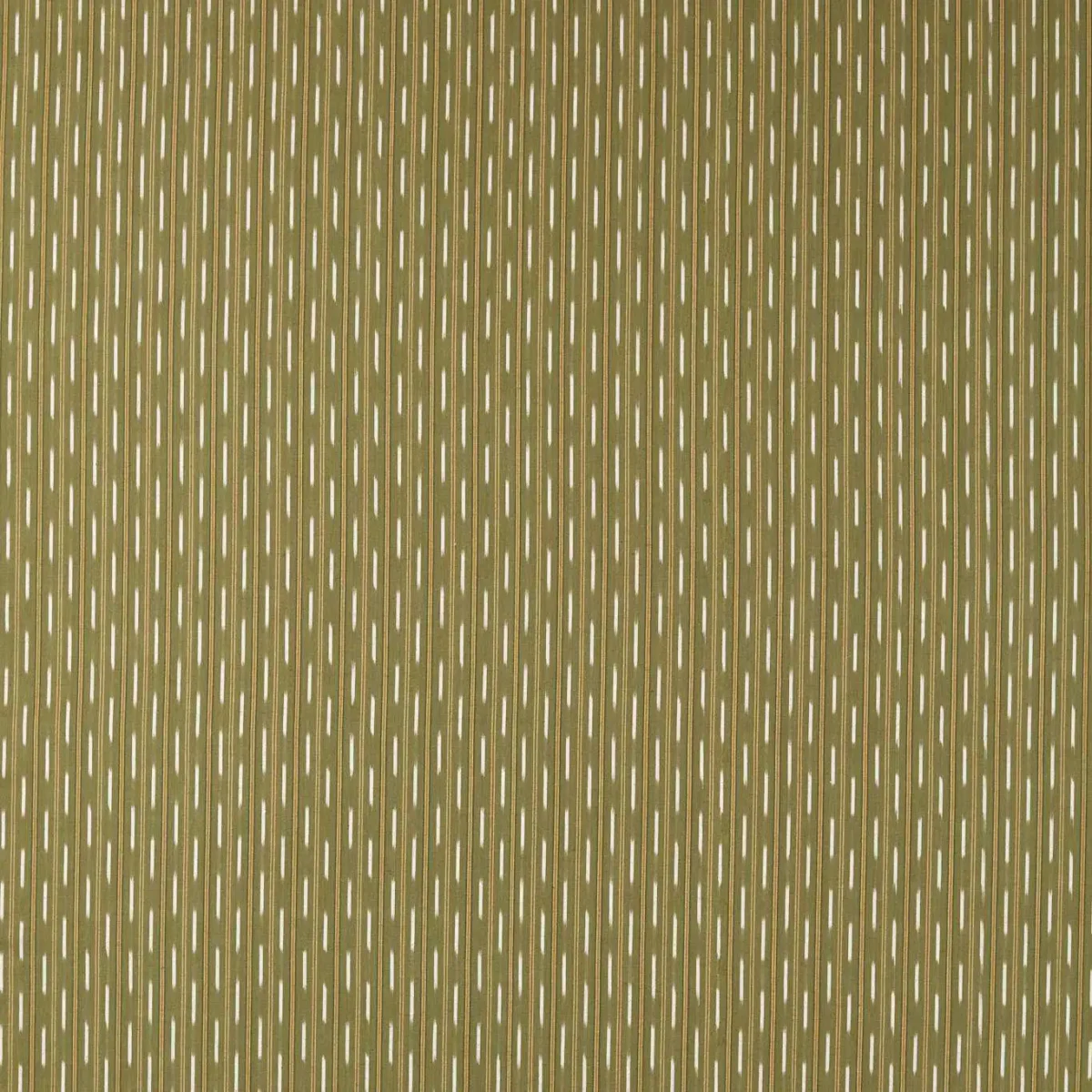 Sabu Stripe Fabric - Olivine / Gold by green striped cotton fabric from Sanderson