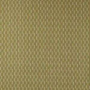 green striped cotton fabric from Sanderson