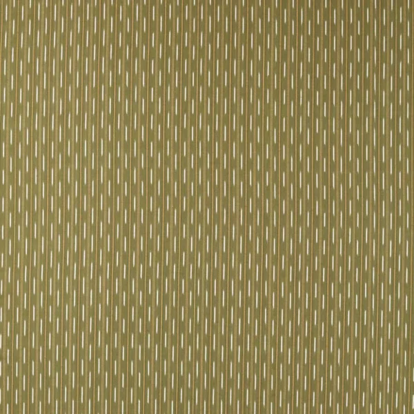 Sabu Stripe Fabric - Olivine / Gold by green striped cotton fabric from Sanderson