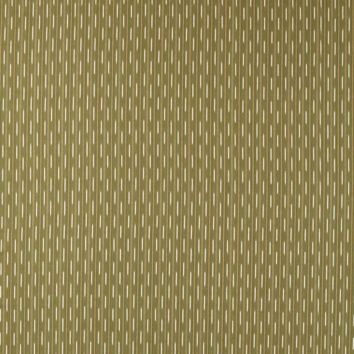 Sabu Stripe Fabric - Olivine /  Gold – Olivine / Gold swatch