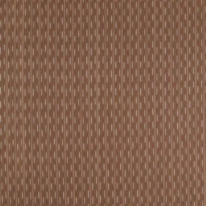 brown striped cotton fabric from Sanderson
