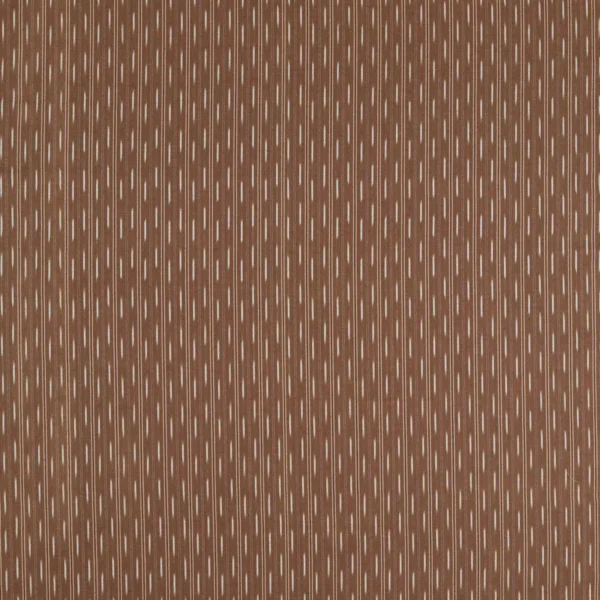 Sabu Stripe Fabric - Muntjac by brown striped cotton fabric from Sanderson