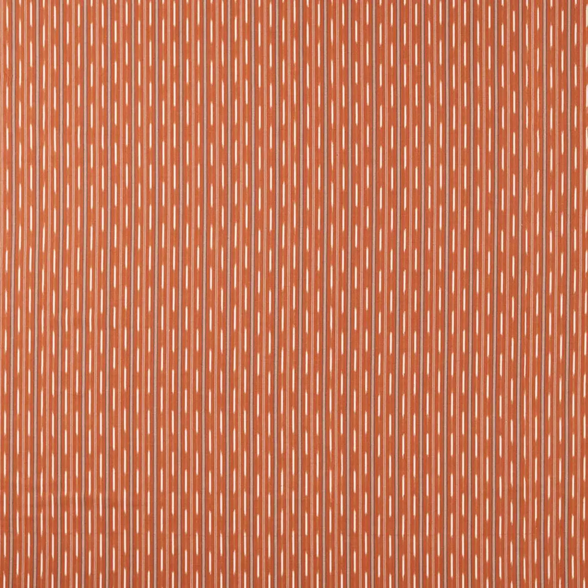 red striped cotton fabric from Sanderson