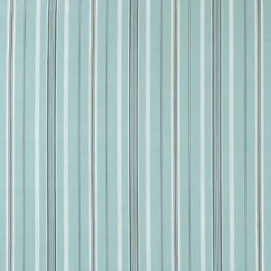 blue striped cotton fabric from Sanderson