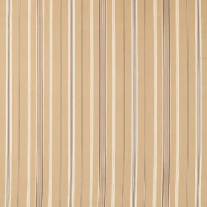 neutral striped cotton fabric from Sanderson
