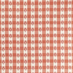 red checked woven fabric from Sanderson