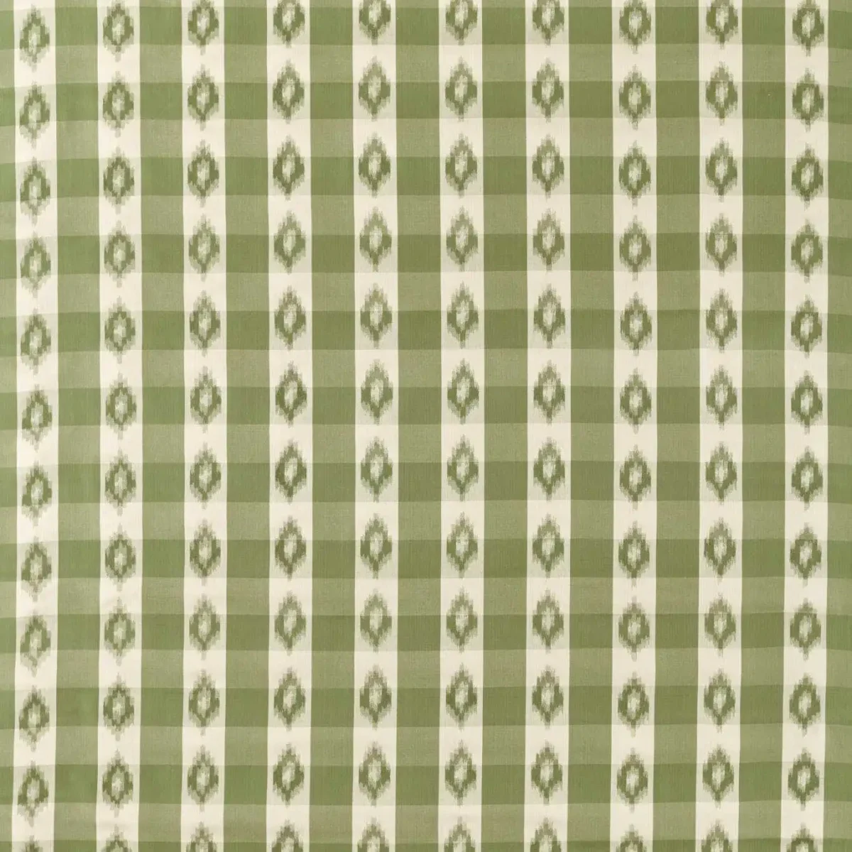 green checked woven fabric from Sanderson