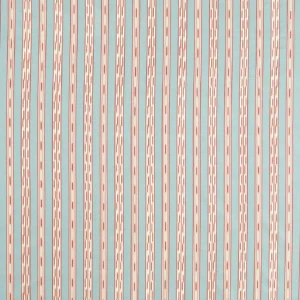blue striped cotton fabric from Sanderson