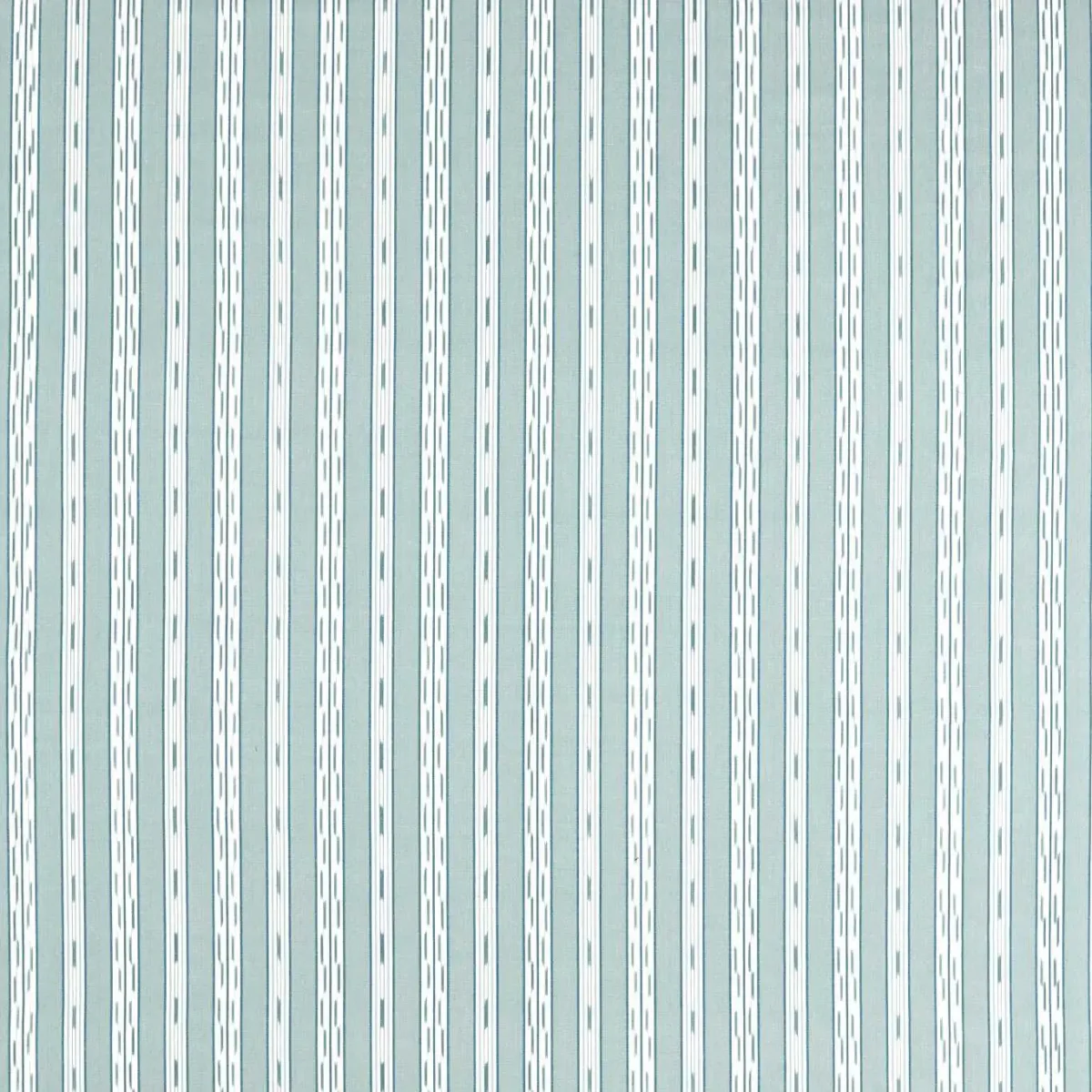 Jamandi Stripe Fabric - Porcelain / Blue by blue striped cotton fabric from Sanderson