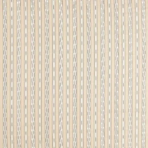 neutral striped cotton fabric from Sanderson