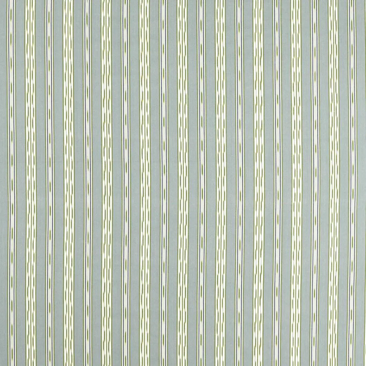 Jamandi Stripe Fabric - Mineral Blue / Green by blue striped cotton fabric from Sanderson