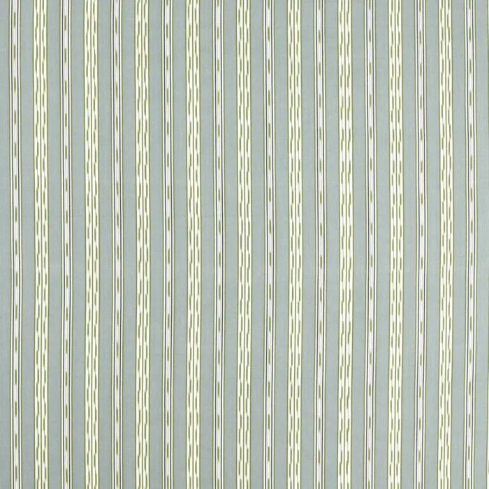 Jamandi Stripe Fabric -  Mineral Blue / Green swatch