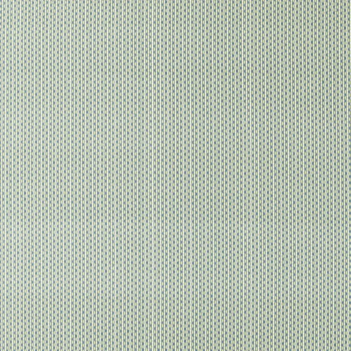 Batak Check Fabric - Avocado / Indigo by green geometric cotton fabric from Sanderson